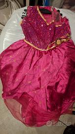 Vestito carnevale Barbie 10 anni