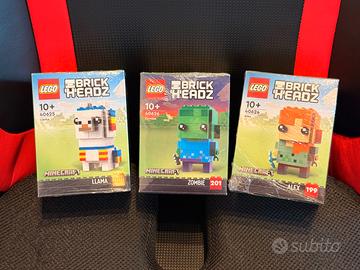 LEGO Minecraft BrickHeadz 40624 40625 40626