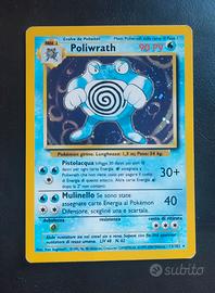 Carta Pokémon Poliwrath holo rara 13/102 ita