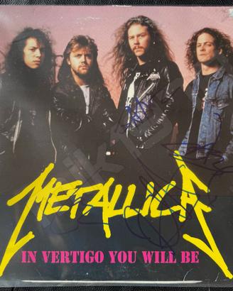 Metallica - Lp autografato da tutti e 4 + COA