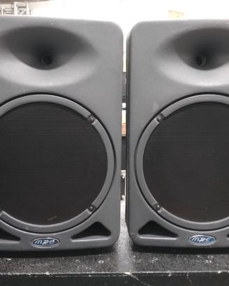Coppia Casse Attive MPE Audio GO-250A + Flight Cas
