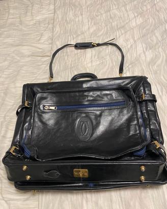 borsa Cartier originale vera pelle tenuta beni