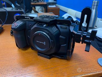Blackmagic Poket Cinema Camera 4K + lente Olympus