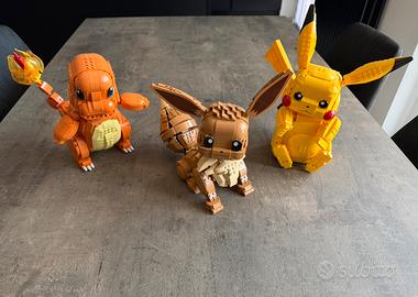 Lotto Mega Pokemon Jumbo Pikachu Charmander eevee