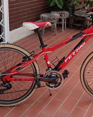 Bicicletta ferrini ride rossa