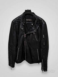 Freaky Nation Cruiser Giacca in vera pelle NEW