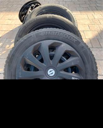 Cerchi e gomme invernali - fiat 500 / panda 