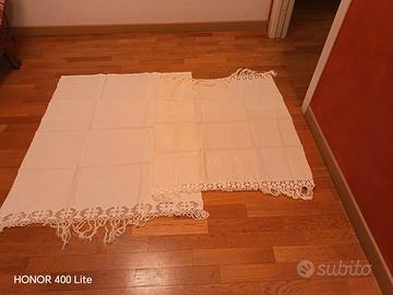 Stock tre asciugamani in lino