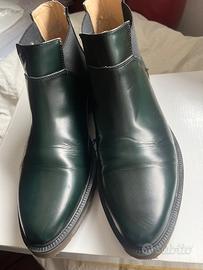 Scarponcino Ska modello Chelsea pelle verde IT 39