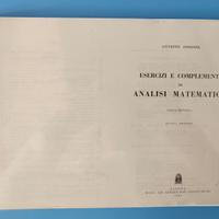 Esercizi e complementi di Analisi matematica