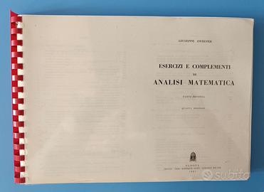 Esercizi e complementi di Analisi matematica