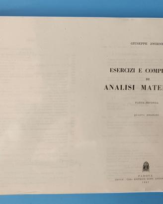 Esercizi e complementi di Analisi matematica