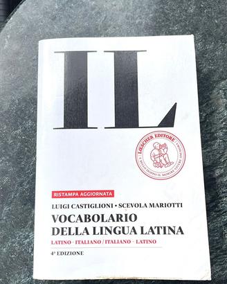 Dizionario lingua latina Castiglioni-Mariotti