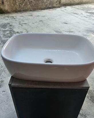 Lavabo da appoggio rettangolare Ceramica Globo