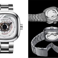 Orologio meccanico automatico acciaio