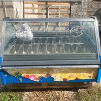 Vetrina gelato o drutta