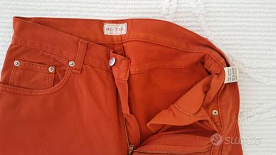 Jeans rossi tg 48 100% cotone usati un paio di vol