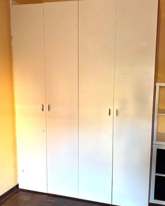 Armadio 4 ante bianco – 180x245 cm