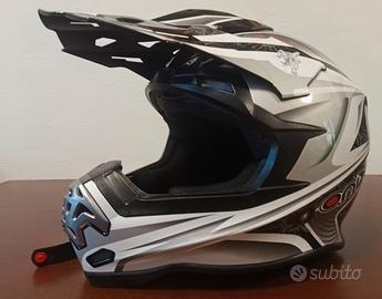 Casco Moto Cross Enduro ONIX JXP01 Scratch - XS