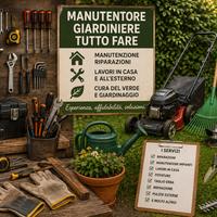 Manutentore tuttofare - giardiniere