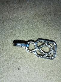 Set ciondolo e  orecchini argento e zirconi