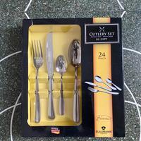 Set Posate 24 Pezzi BLAUMANN - Acciaio Inox