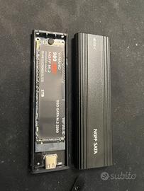 Unità Esterna SSD M.2 USB Alte Prestazioni 1TB