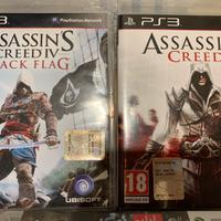 Assassin's Creed II e IV Ps3 Lotto giochi Ps 3