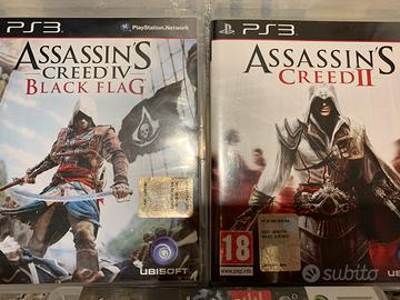 Assassin's Creed II e IV Ps3 Lotto giochi Ps 3