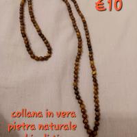 Accessori Uomo Donna Pietra Naturale Cuoio Acciaio