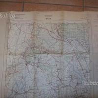 Carta topografica buia