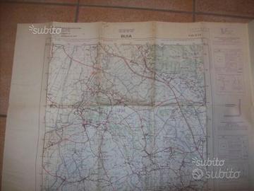 Carta topografica buia