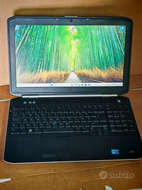 Portatile Dell i5 100% funzionante ssd 250gb ram 8