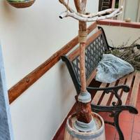 Traliccio in legno per pappagalli