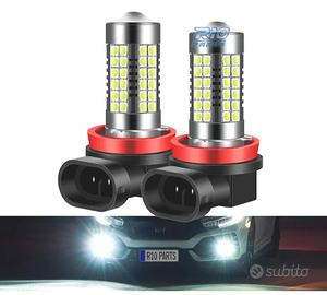 KIT LAMPADE LED ANABBAGLIANTI HB4 O 9006 60W 54SMD