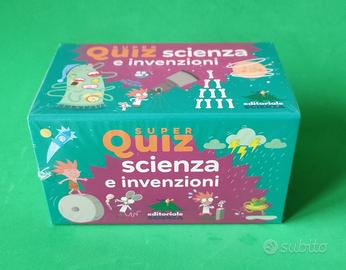Gioco a quiz bambini Scienza e invenzioni NUOVO
