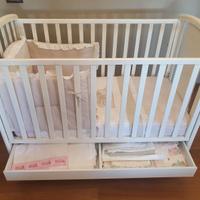 Lettino / culla MIBB Orsetto di colore bianco