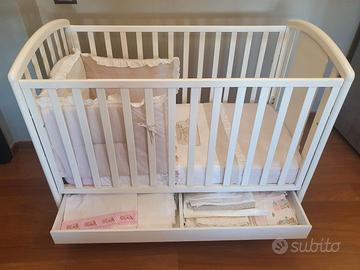 Lettino / culla MIBB Orsetto di colore bianco