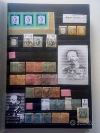 Collezione francobolli Italiani Regno e Repubblica