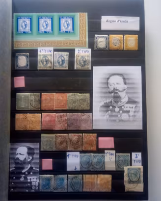 Collezione francobolli Italiani Regno e Repubblica