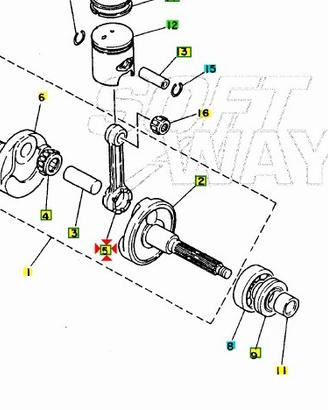 Biella Yamaha CR Z 50 4Y4E16510000