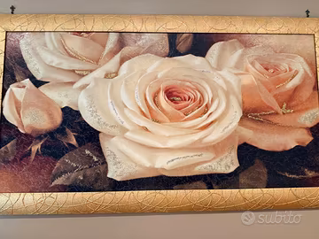 Quadro Classico Moderno con Rose