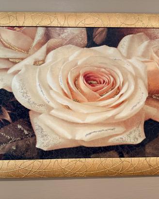 Quadro Classico Moderno con Rose