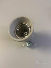 Portalampade in porcellana attacco E40