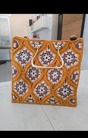 Borsa Tessuto Macrame
