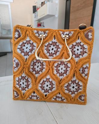 Borsa Tessuto Macrame