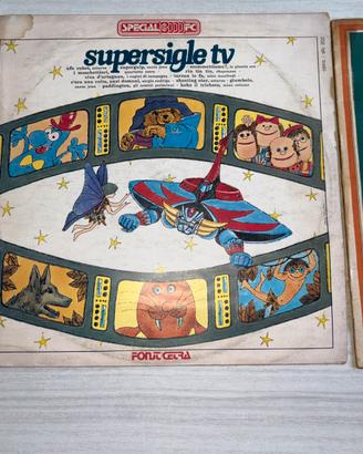 Vinili  2 Lp super sigle tv cartoni animati 70/80