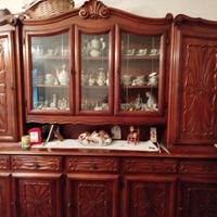 credenza barocco piemontese in noce