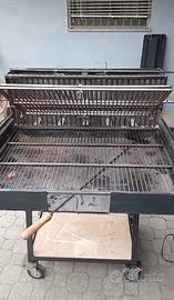 Girarrosto barbecue con motorino