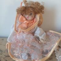 bambola in porcellana Capodimonte con certificato